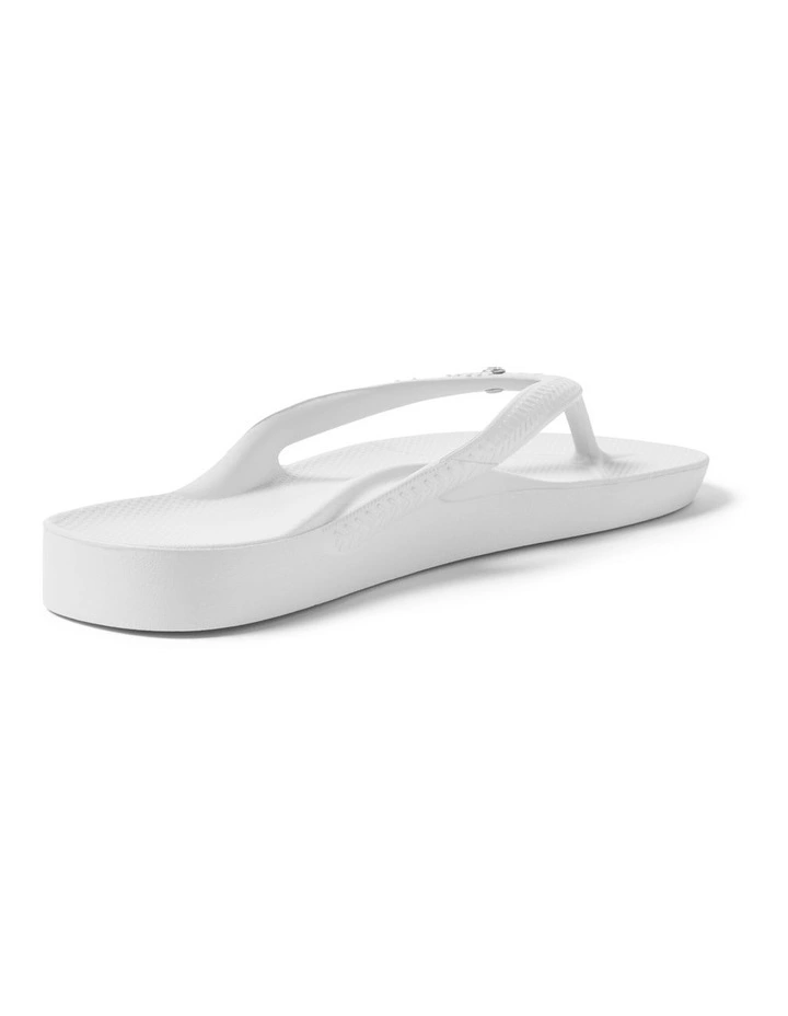 Arch Support Thongs in Crystal White image 3