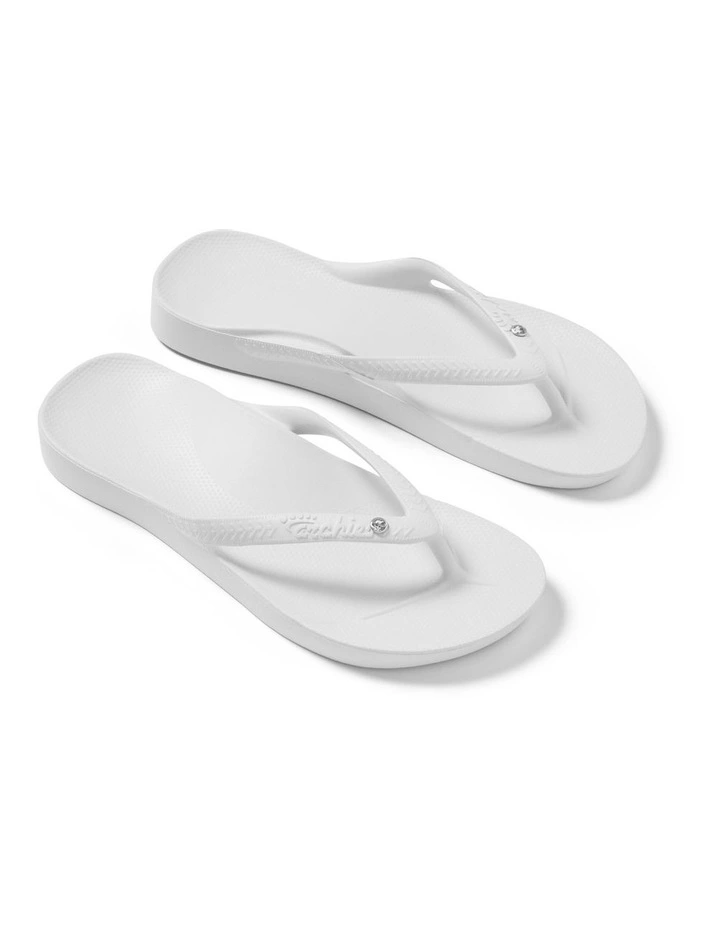 Arch Support Thongs in Crystal White image 6
