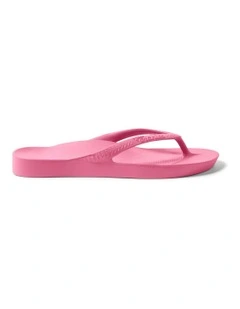 Arch Support Thongs in Hot Pink