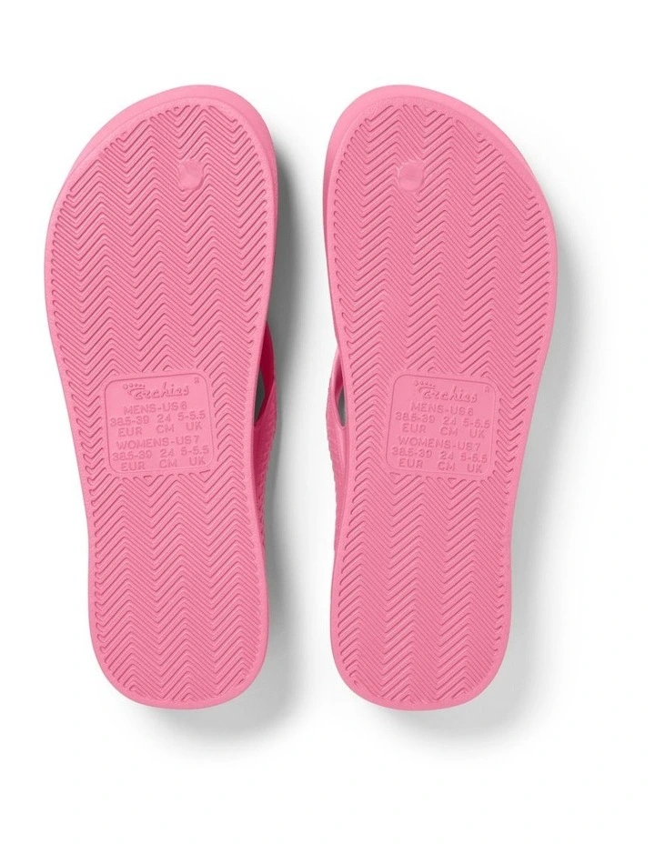 Arch Support Thongs in Hot Pink image 4