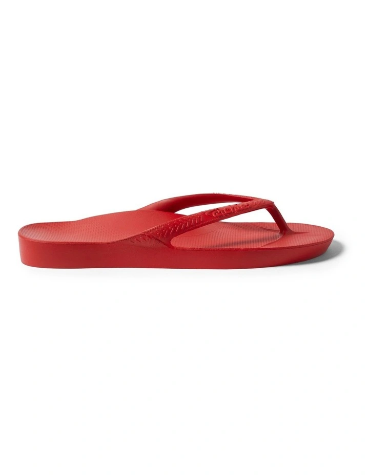 Arch Support Thongs in Chilli Red image 1