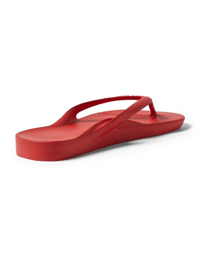 Arch Support Thongs in Chilli Red image 3