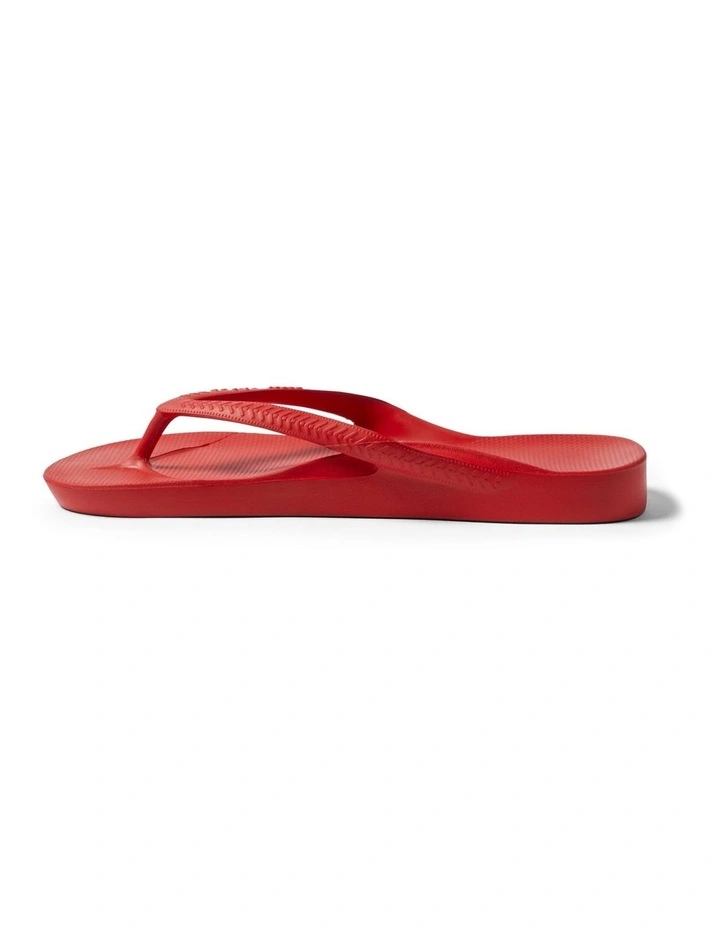 Arch Support Thongs in Chilli Red image 5