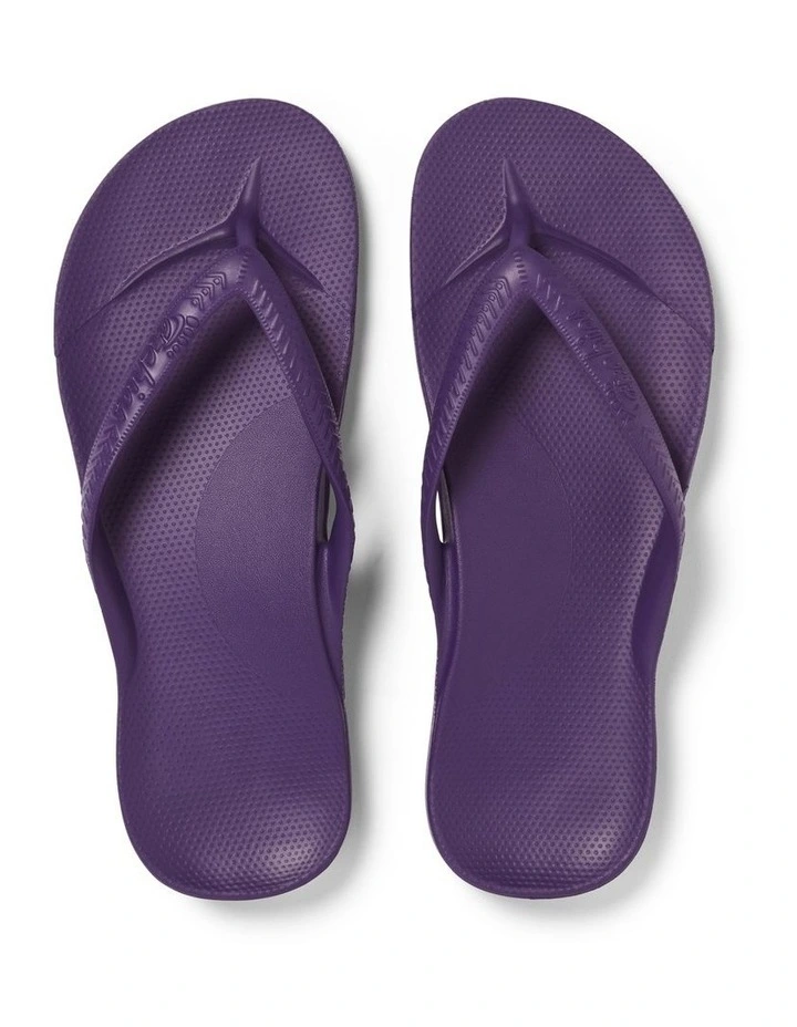 Arch Support Thongs in Acai Purple image 2