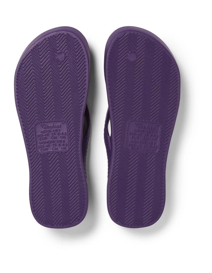 Arch Support Thongs in Acai Purple image 4