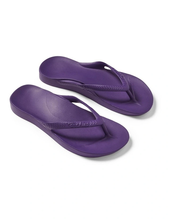 Arch Support Thongs in Acai Purple image 6
