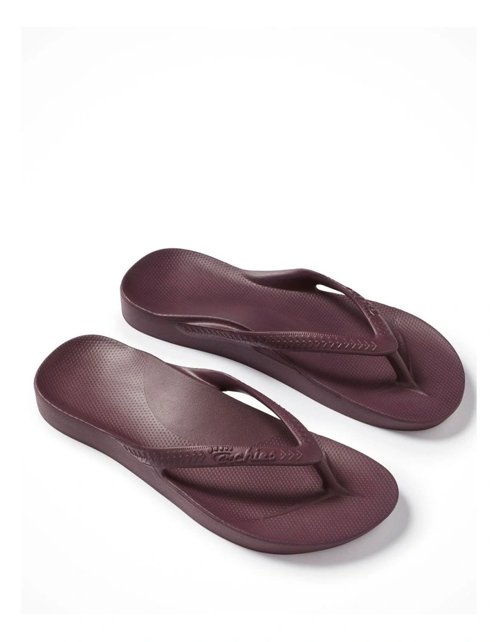 Arch Support Thongs in Nightshade image 6