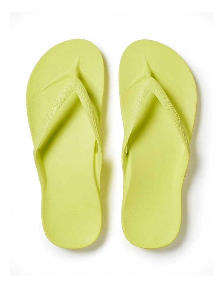 Arch Support Thongs in Limelight image 2