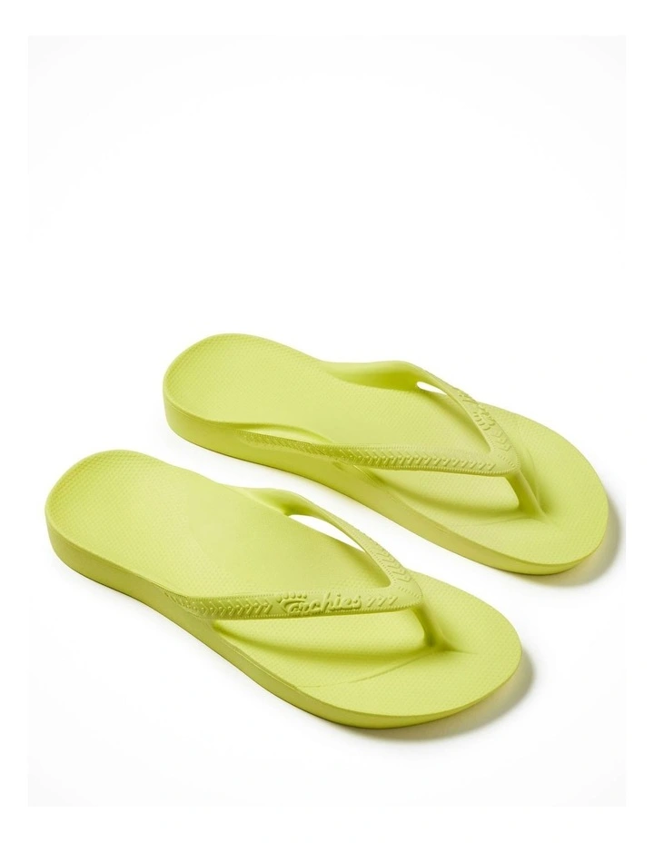 Arch Support Thongs in Limelight image 6