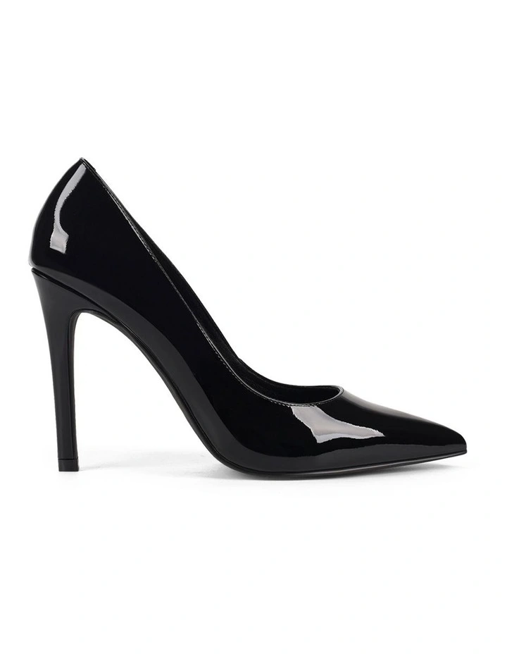 Cicely Stiletto Pumps in Black Patent image 1