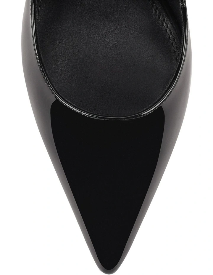 Cicely Stiletto Pumps in Black Patent image 4