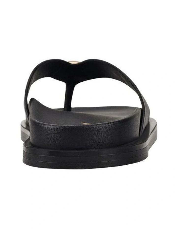 Lani Footbed Sandals in Black image 4