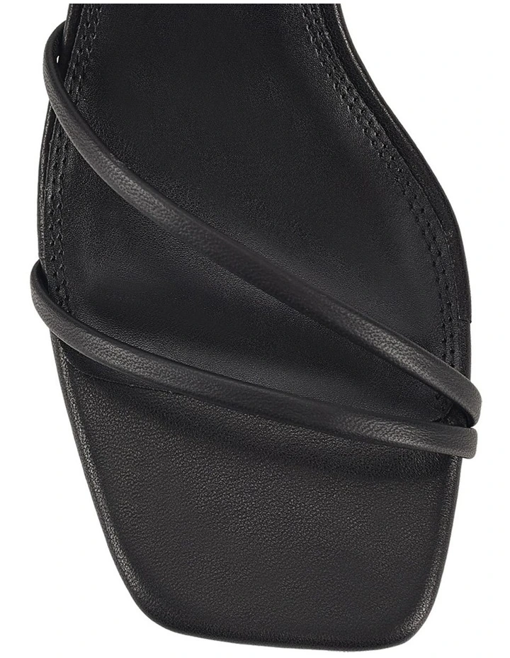 Saffron Strappy Heels in Black image 5