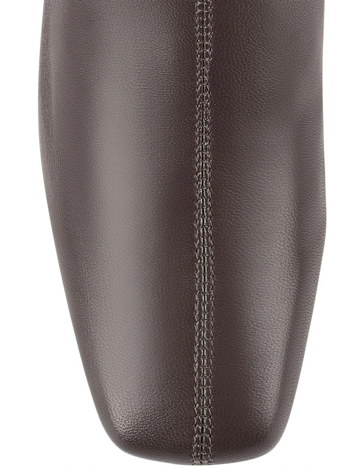 Emily Ankle Boots in Chocolate Brown image 4