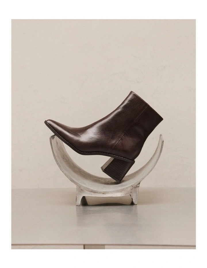 Douglas Ankle Boots in Chocolate Brown image 2