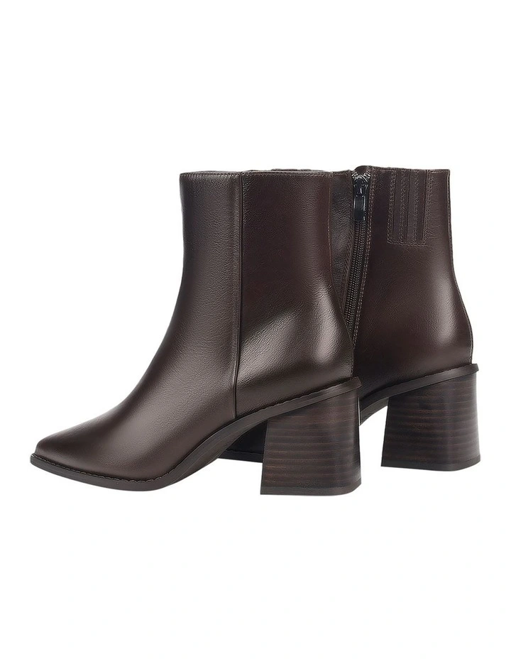 Douglas Ankle Boots in Chocolate Brown image 3