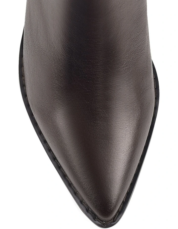 Douglas Ankle Boots in Chocolate Brown image 5