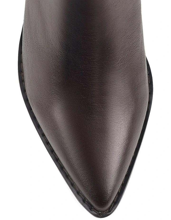 Douglas Ankle Boots in Chocolate Brown image 5