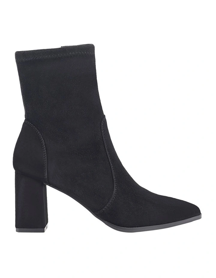 Hope Ankle Boots in Black Suede image 1