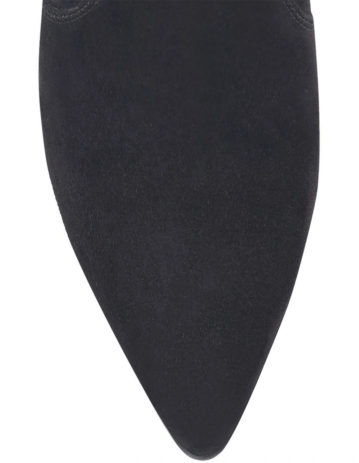 Hope Ankle Boots in Black Suede image 5