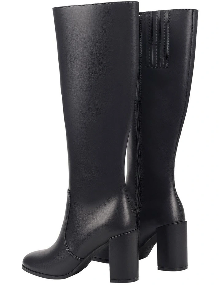 Lily Long Boots in Black image 3