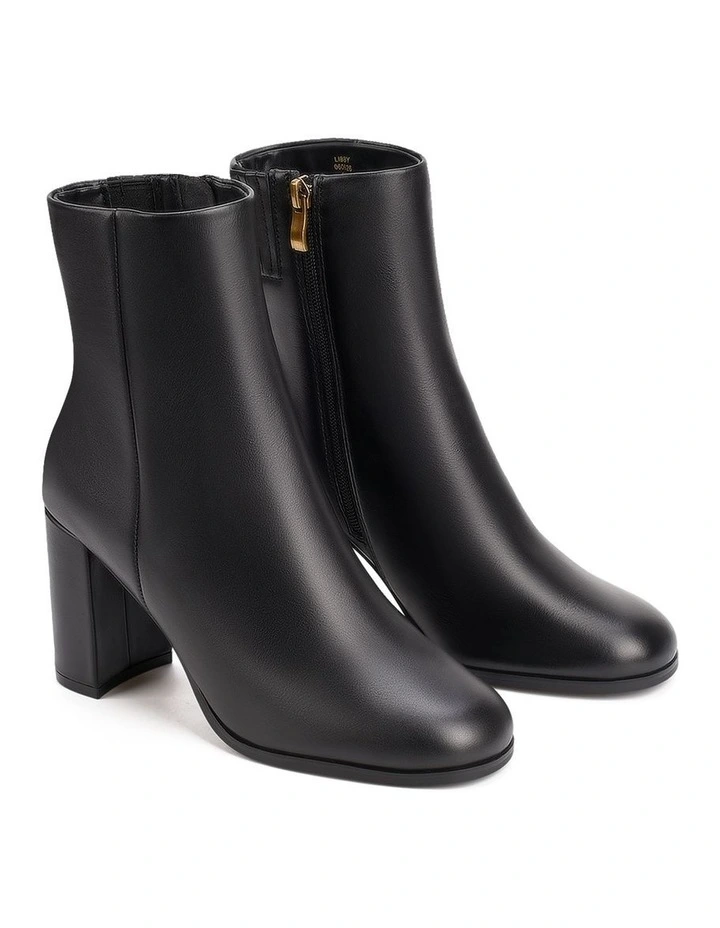 Libby Ankle Boots in Black image 3