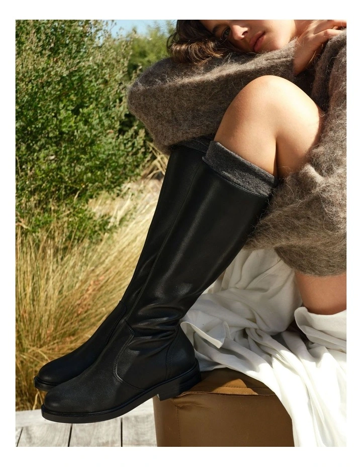 Capri Riding Boots in Black image 2