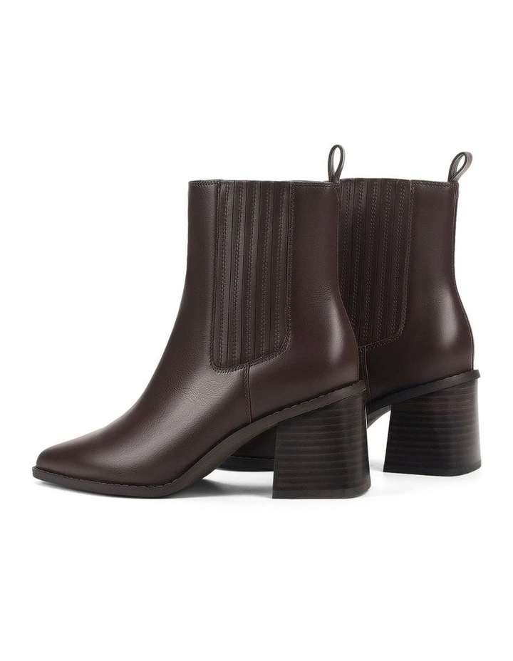 Dorothy Ankle Boots in Chocolate image 3