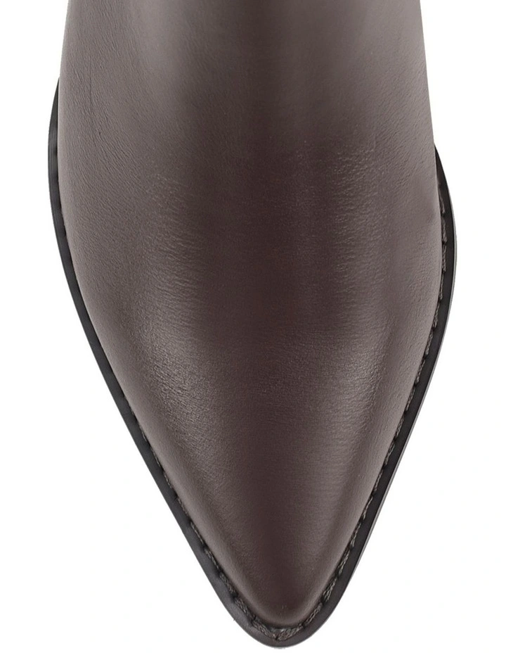 Dorothy Ankle Boots in Chocolate image 4
