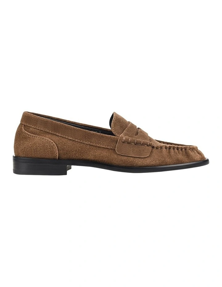 Paddy Loafers in Toffee Brown Suede image 1