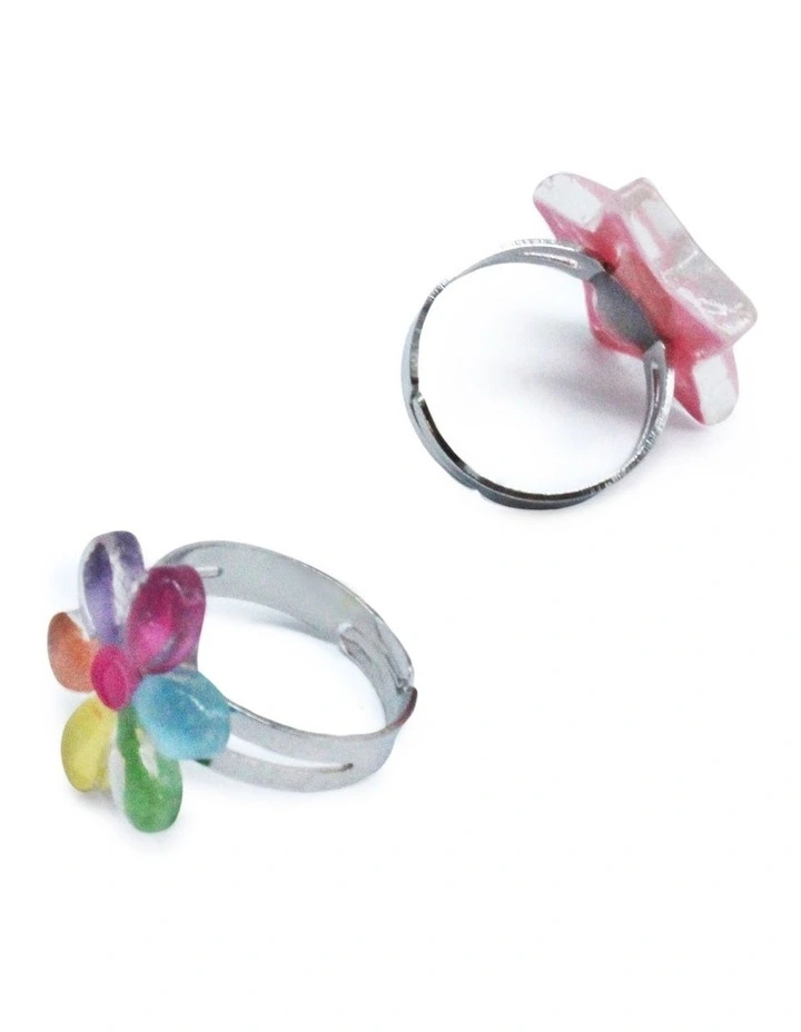 Rings 5 Pack in Multi image 3