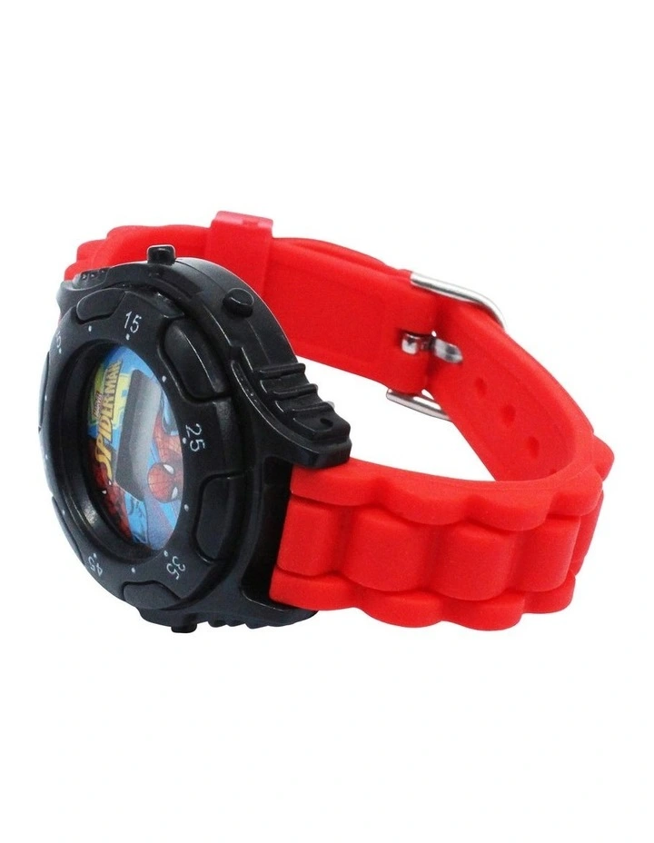Silicone Digital Watch in Red image 2