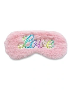 Love Eye Mask in Pink