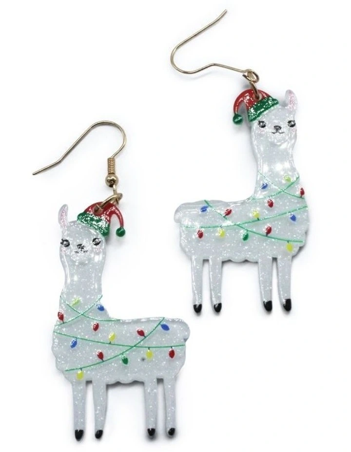 XMS Llama Earrings in Multi image 1