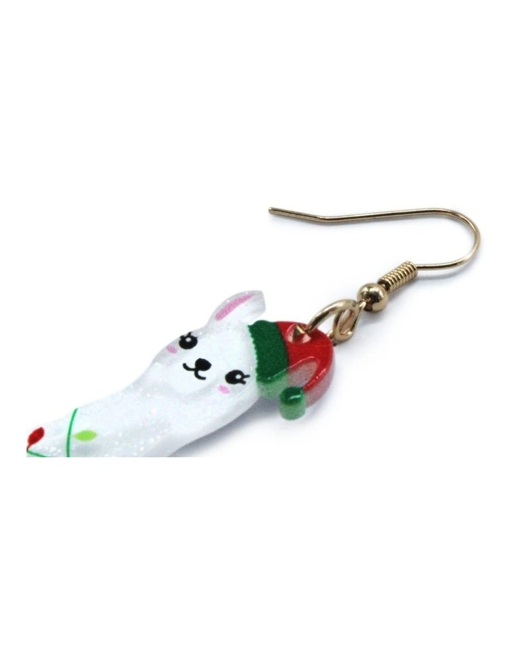 XMS Llama Earrings in Multi image 2