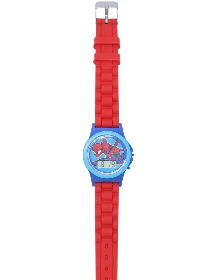 Spider-Man Hero Red Silicone Watch image 2