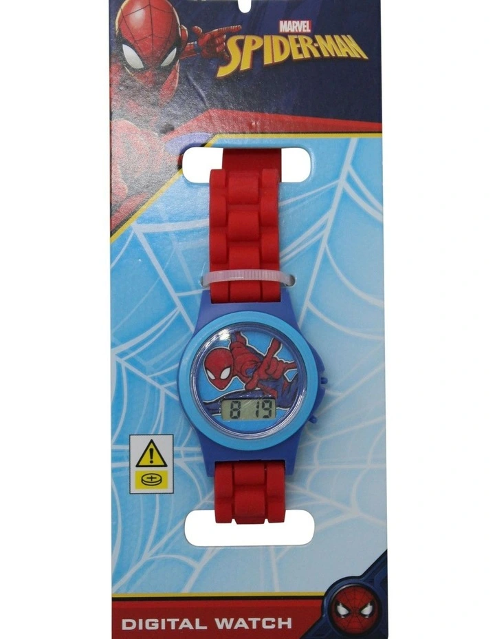 Spider-Man Hero Red Silicone Watch image 3