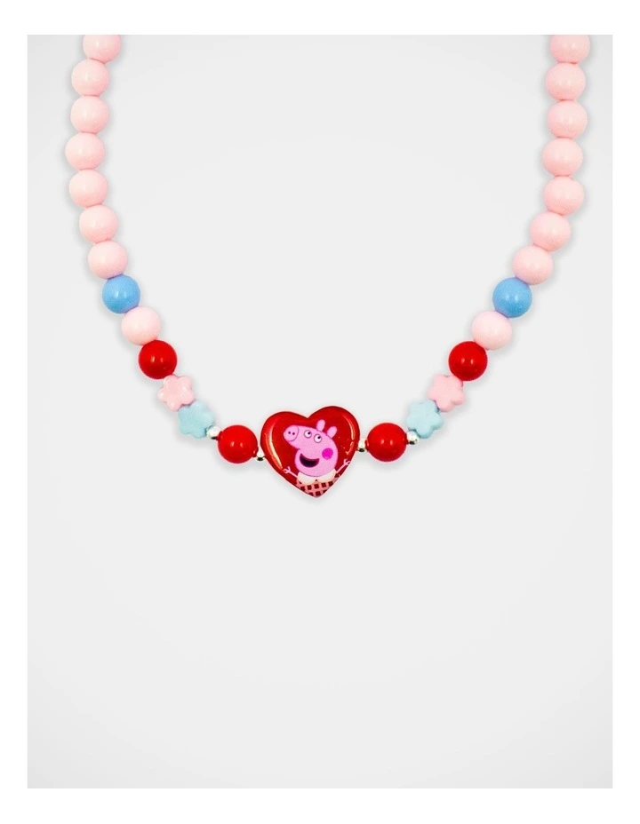 Peppa Pig Beaded Heart Necklace image 2