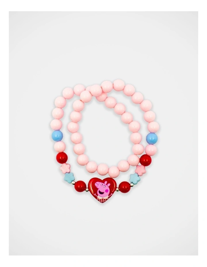 Peppa Pig Beaded Heart Necklace image 3