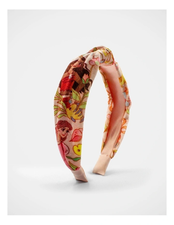 Disney Princess Velvet Printed Knot Aliceband image 2