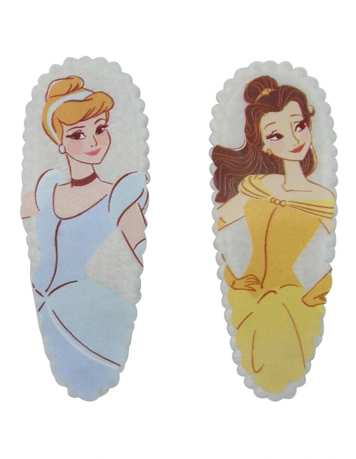Princess Velvet Hairclip 5 Pack in Multi image 3