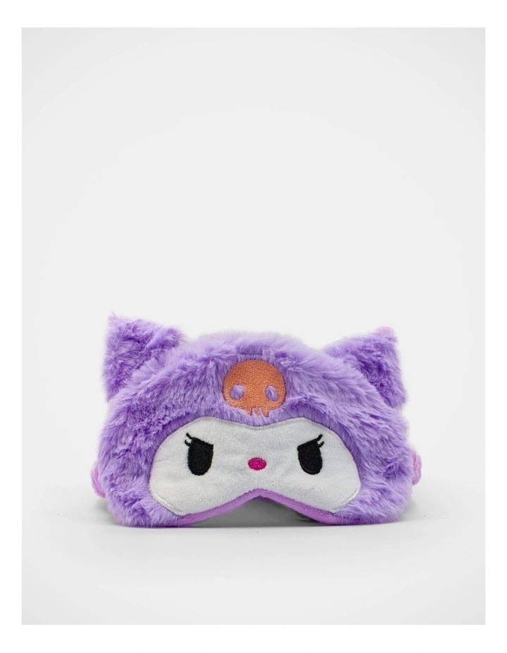 Kuromi Fur Eyemask in Purple image 3