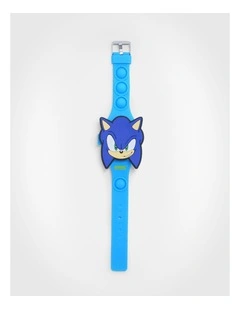 Silicone Flip Digi Watch in Multi