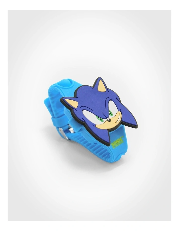 Silicone Flip Digi Watch in Multi image 3