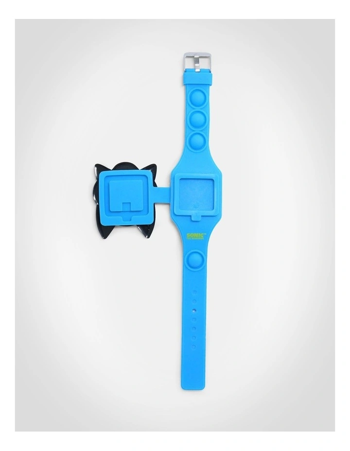 Silicone Flip Digi Watch in Multi image 4