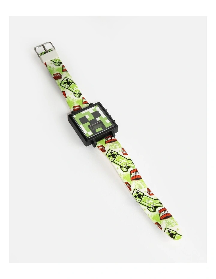 Minecraft Creeper Kids Digital Watch image 2