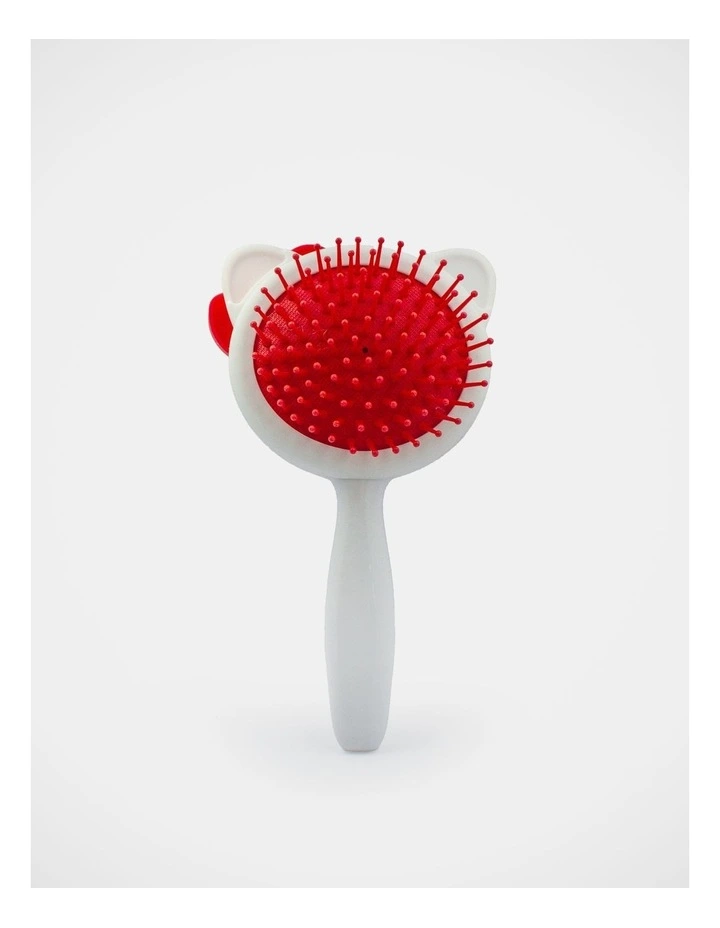 Mirror Hairbrush in White/Red image 3