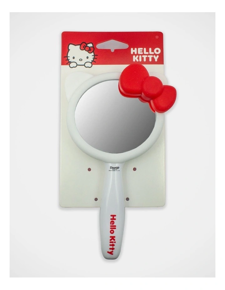 Mirror Hairbrush in White/Red image 4