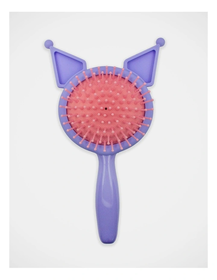 Kuromi Mirror Hairbrush in Purple image 2