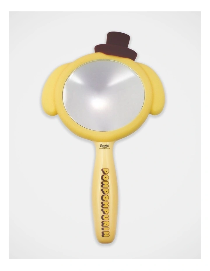 Pompompurin Mirror Hairbrush in Yellow image 1